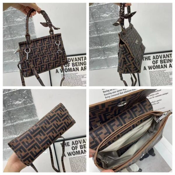 Fendi Small Shopper Bag-Model-0600 Size:(L25xH17xW10)