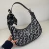 Fendi Small Fabric Bag-Model-9338 Size:(L28xH27xw7)