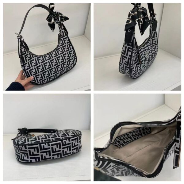 Fendi Small Fabric Bag-Model-9338 Size:(L28xH27xw7)