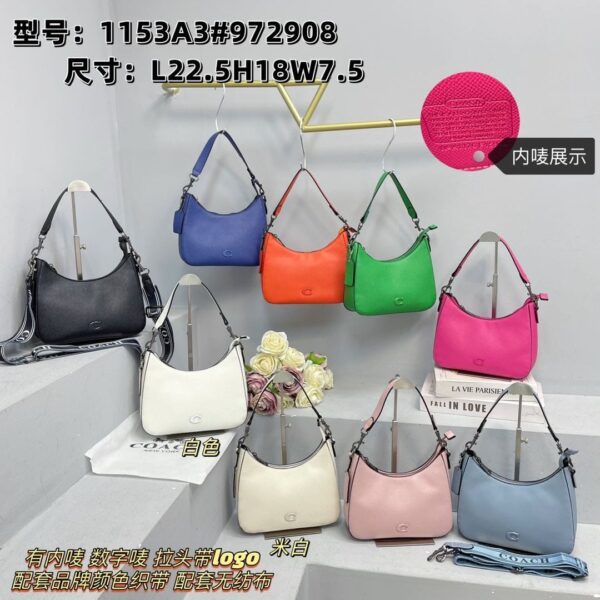 COACH Crossbody Bag-Model-1153 Size:(L22.5xH18xW7.5)