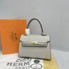 Hermes Model 519 Ladies Bag with Brand Box - Stylish and Compact Size:  L20H14.5w7.5